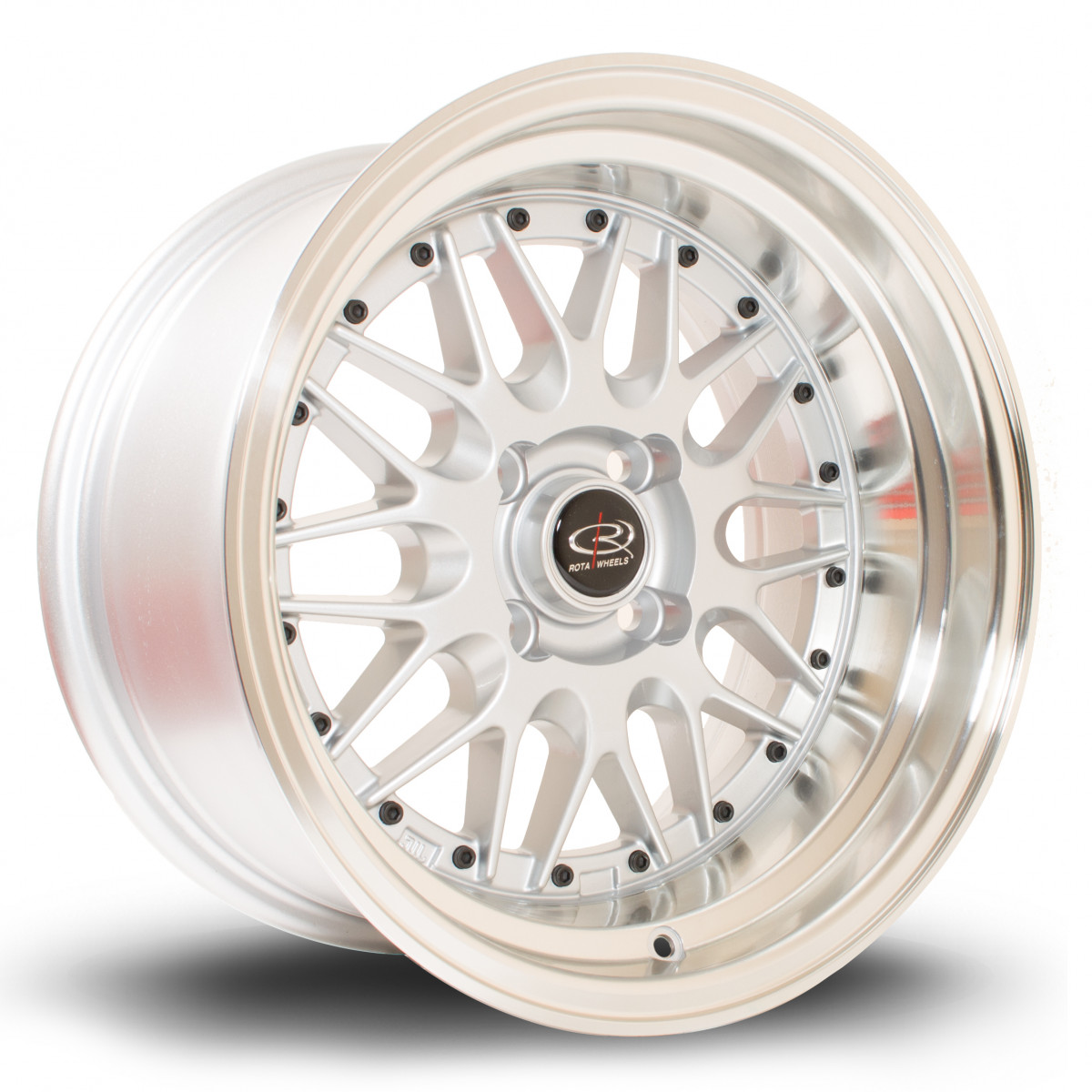 Kensei 15x8 4x114 ET0 Silver with Polished Lip