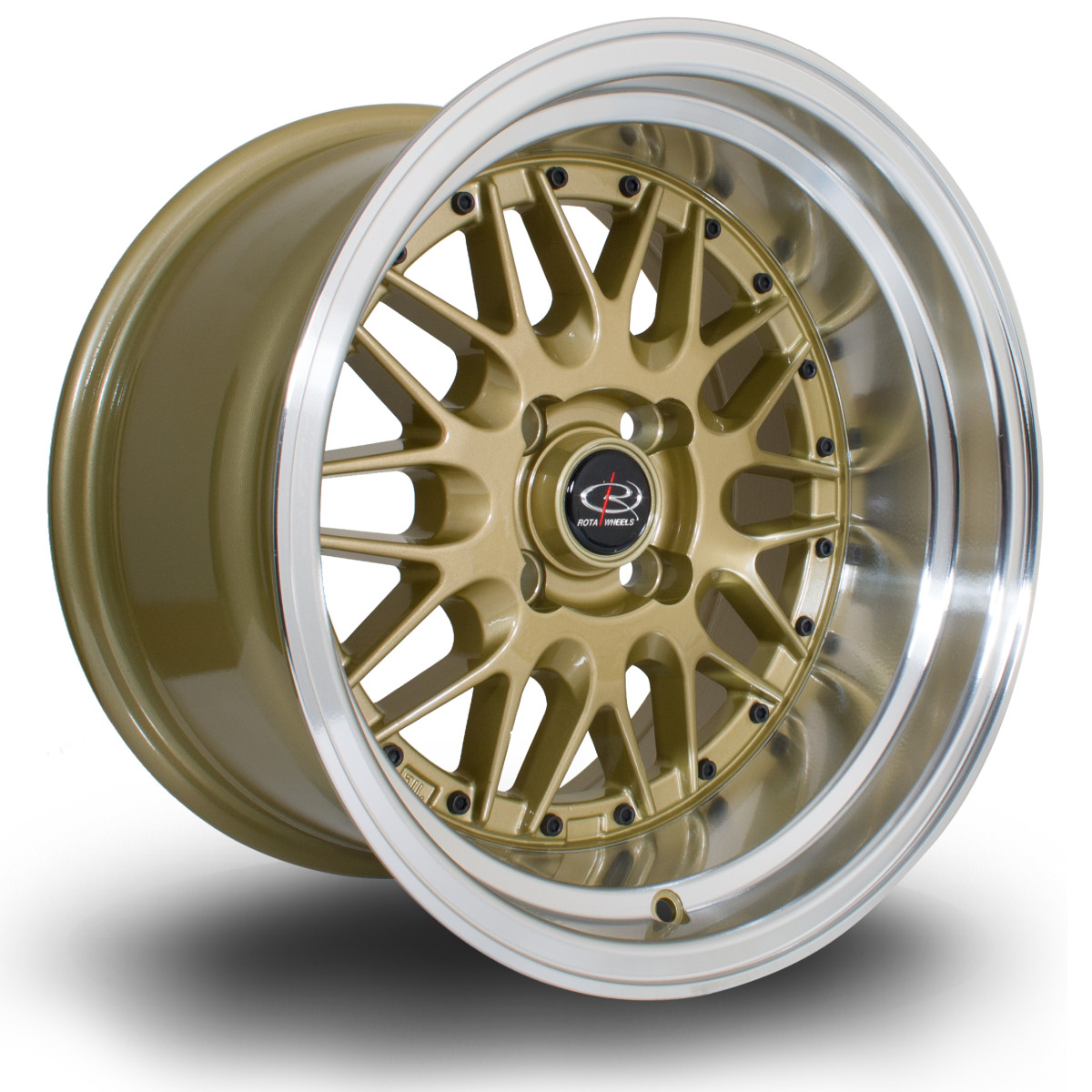 Kensei 15x9 4x100 ET0 Tommy Gold with Polished Lip
